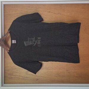 Graphic Tee with Rocking Chair Design